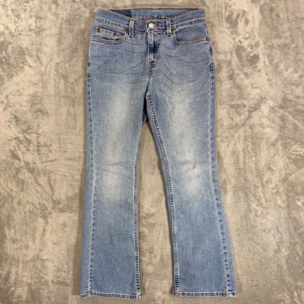 Levi's 515 Bootcut Jeans Women's Size 28x28 Blue Light Wash Pants